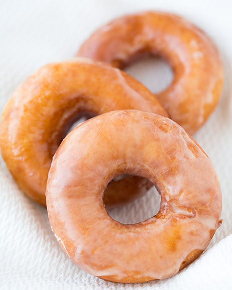 Vanilla Glazed Doughnuts (Box of 12) Krispy Kreme style